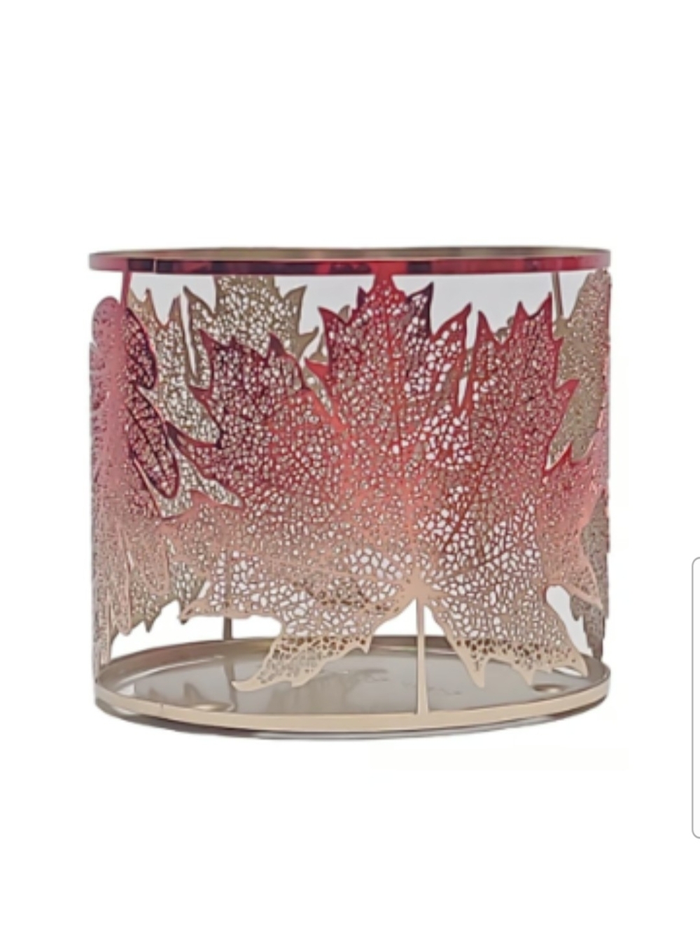 Bath & Body Works Ombre Maple Leaves 3-Wick Candleholder
